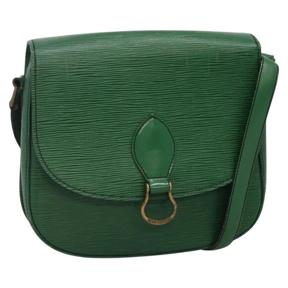 LOUIS VUITTON Epi Saint Cloud GM Shoulder Bag Green M52194 LV Auth bs28126 - Picture 1 of 16